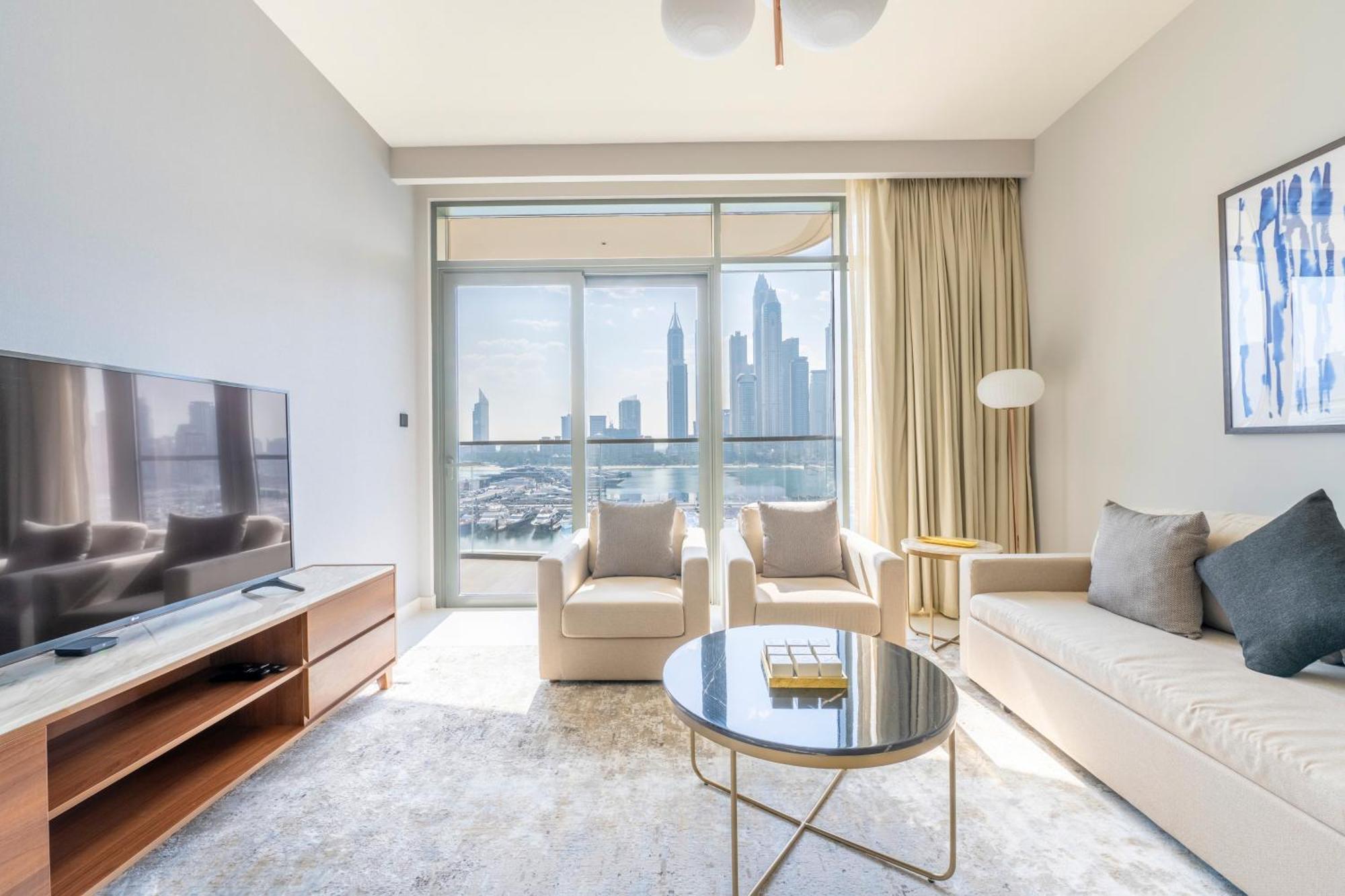 Ultra Luxury Emaar Beachfront - Private Beach And Pool Dubai Eksteriør billede