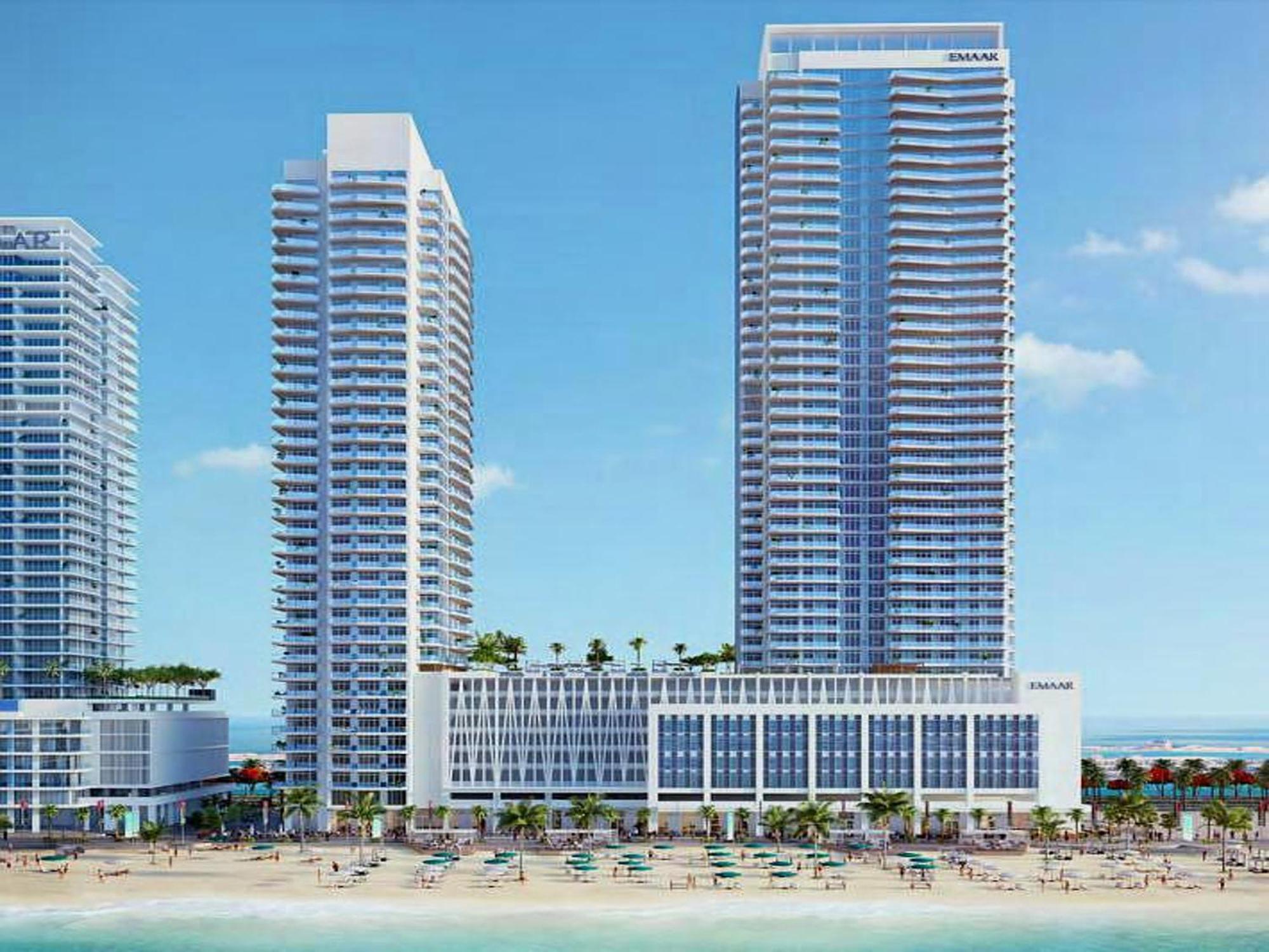 Ultra Luxury Emaar Beachfront - Private Beach And Pool Dubai Eksteriør billede